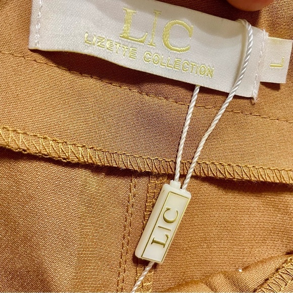 Lizette Collection cuffed rhinestone shorts size Large - Picture 3 of 7